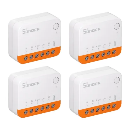 SONOFF MINIR4 (Extreme) Switch, 4-Pack